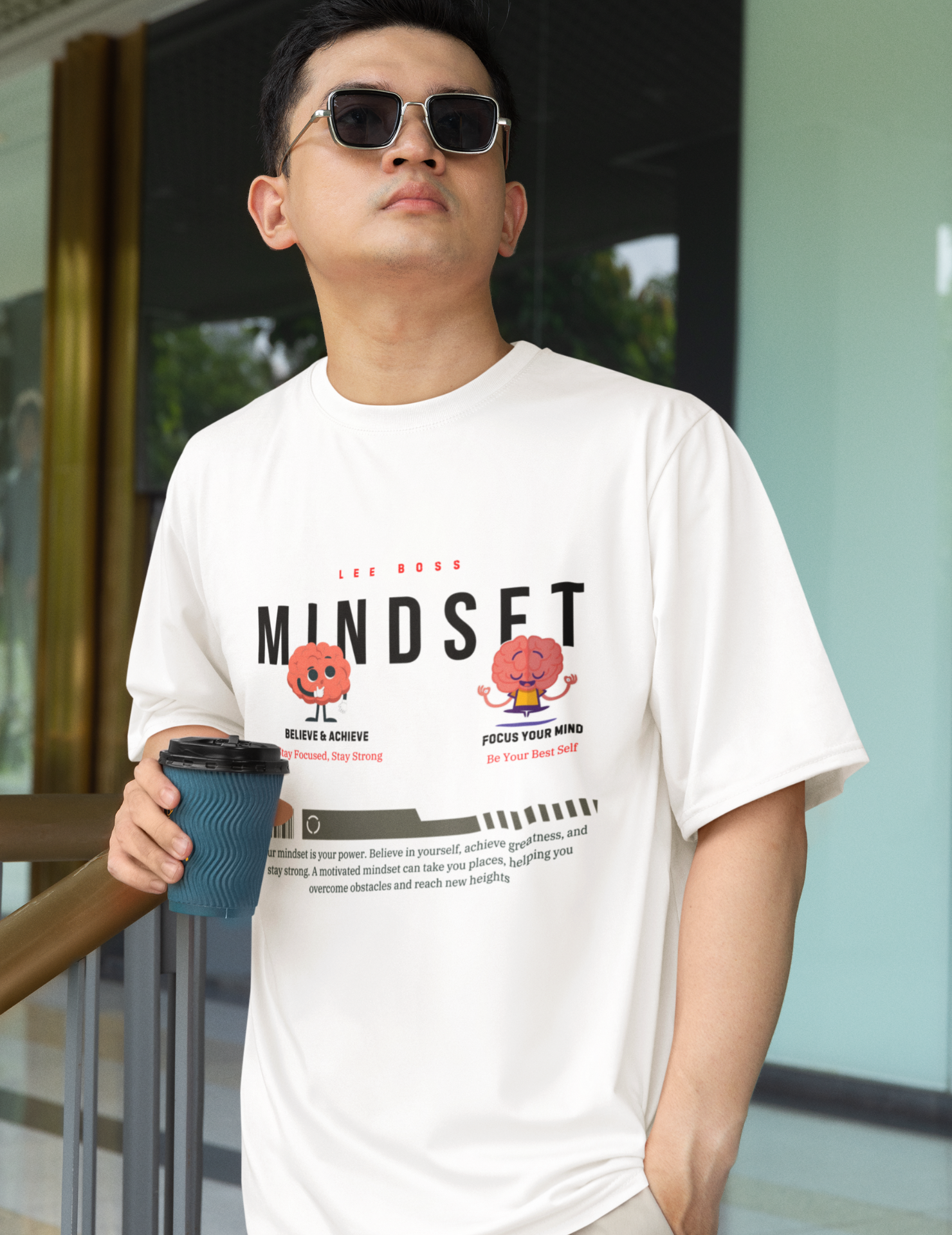 Slay the Day Oversized Mindset Graphic Tee