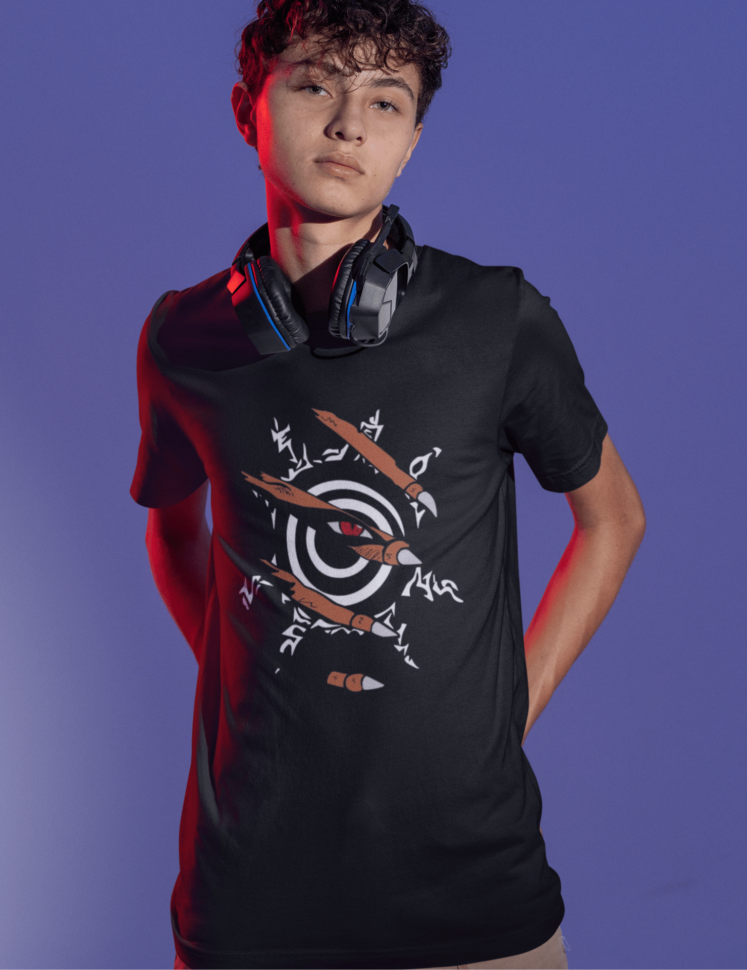 Unique Graphic Tee - Aim High Cotton Casual Fit T-Shirt for Men