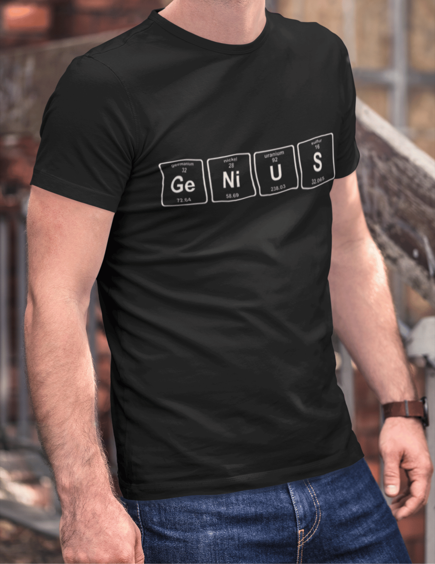 Lab Tested Genius Chemical Formula Men's T-Shirt - Funny Science Tee