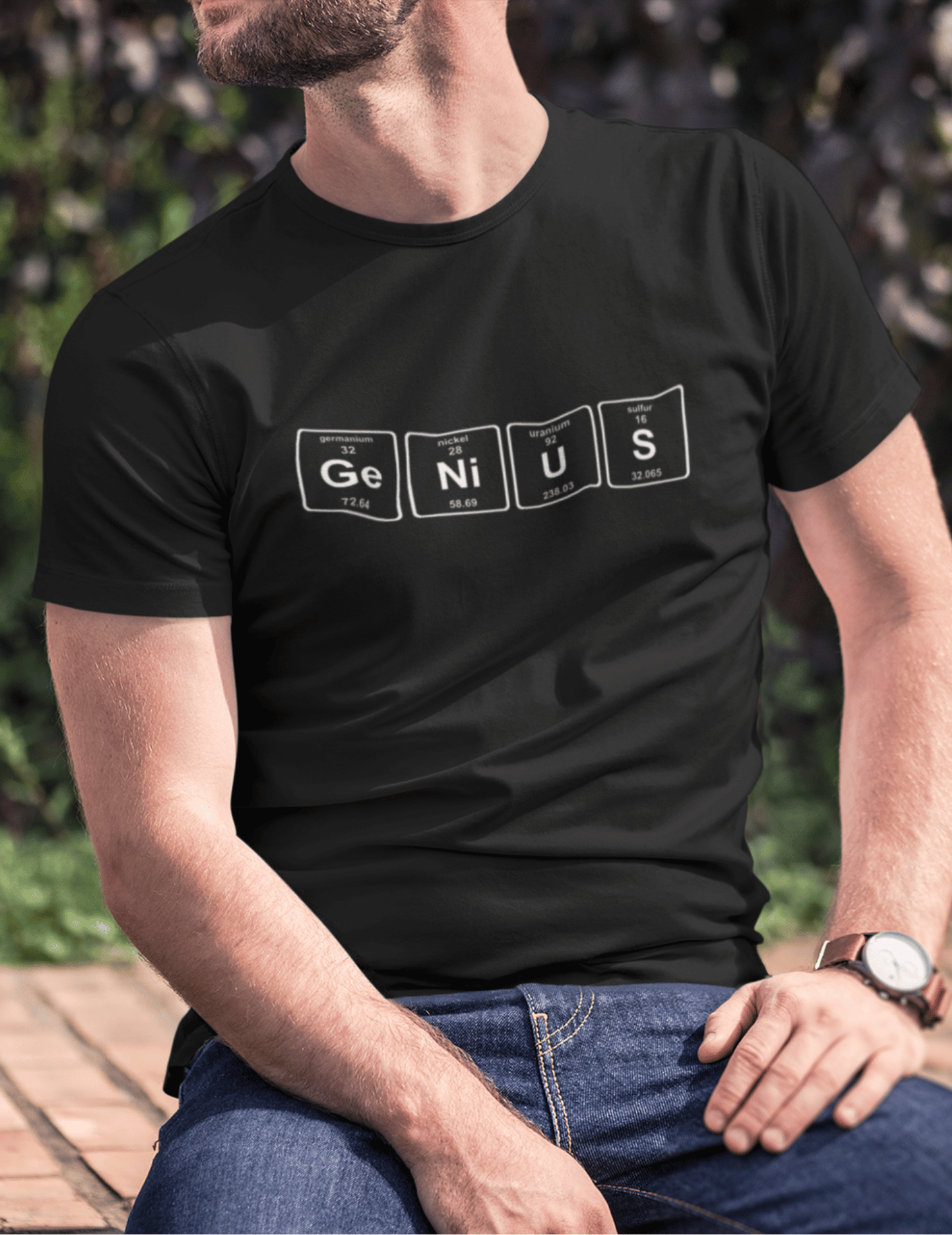 Lab Tested Genius Chemical Formula Men's T-Shirt - Funny Science Tee