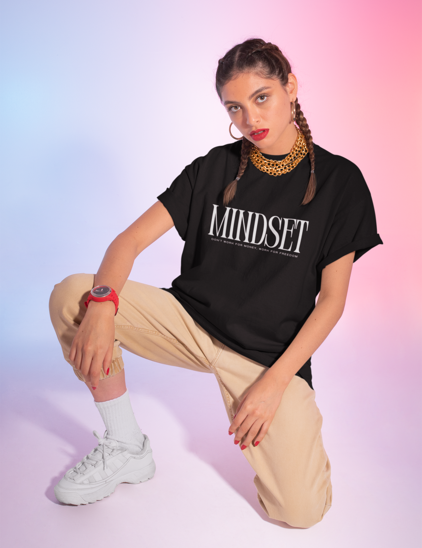 Freedom Diaries Women Round Neck Tee