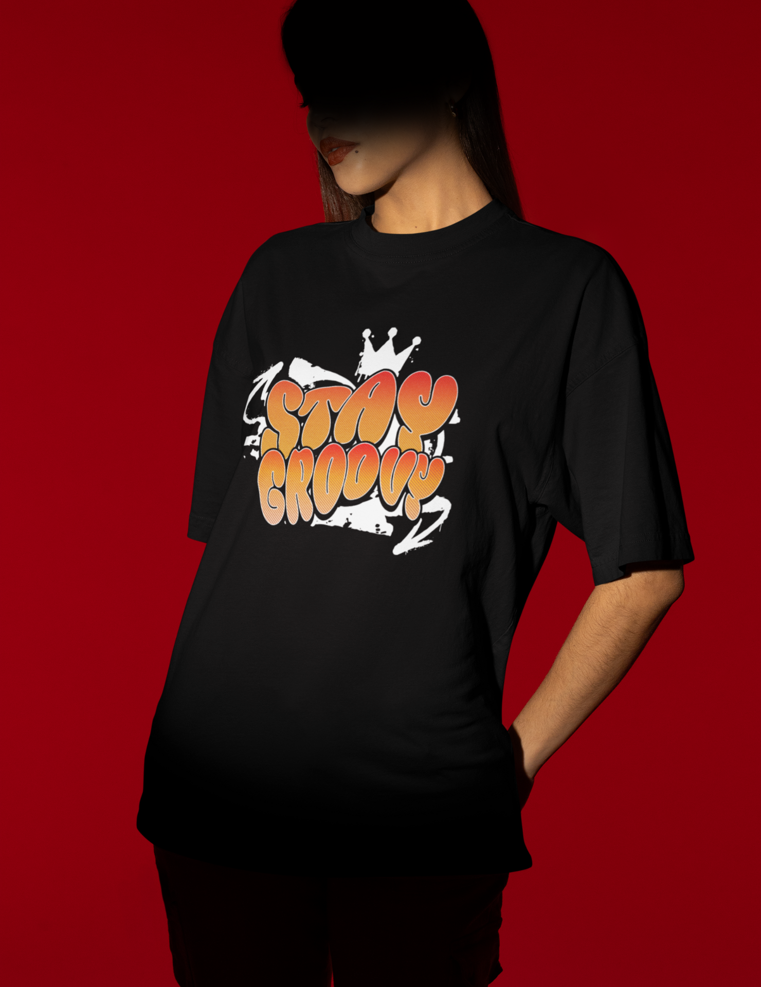 Trendy Groovy Vibes Vintage Style Women's T-Shirt