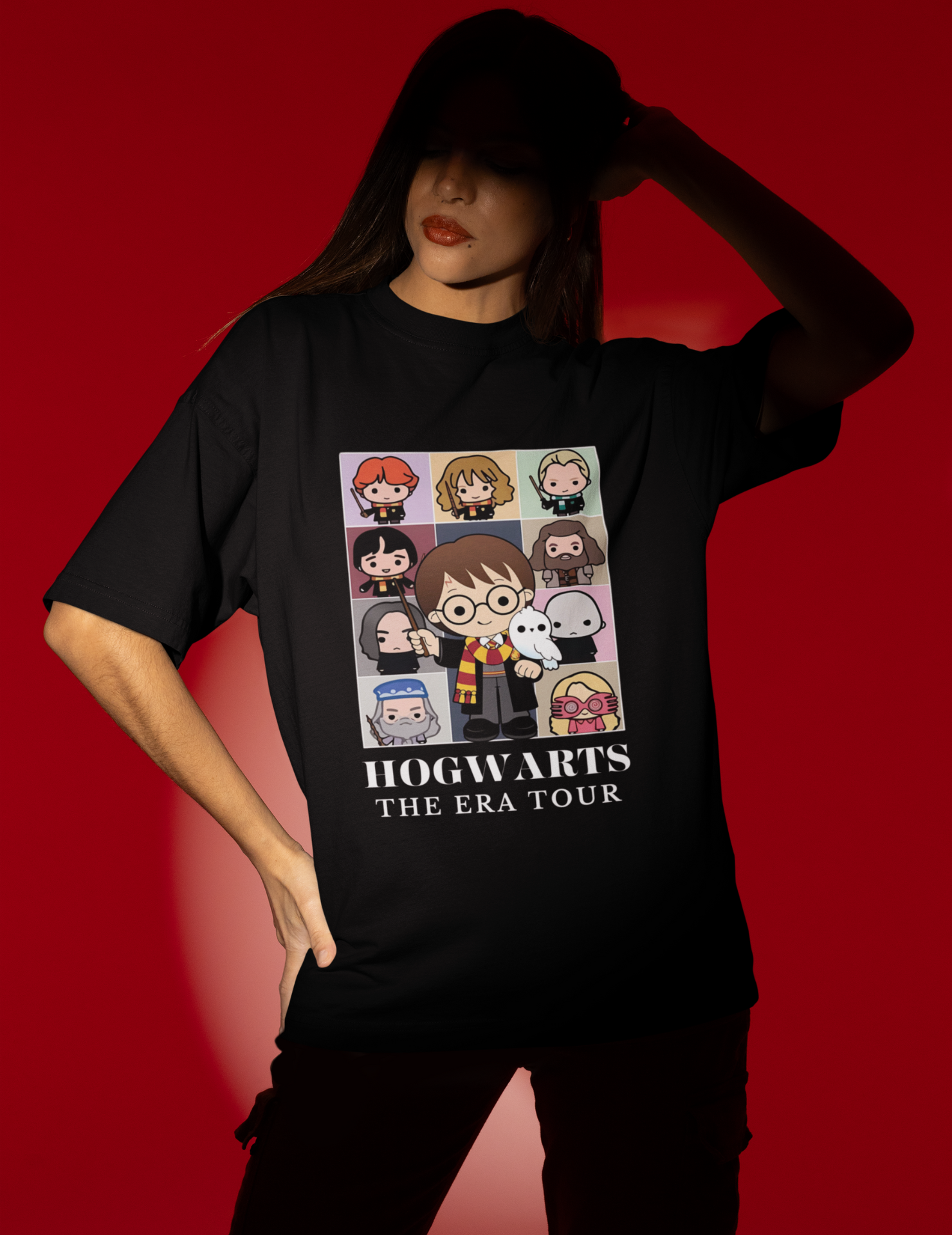 Hogwarts Era Harry Potter Women's Black T-Shirt