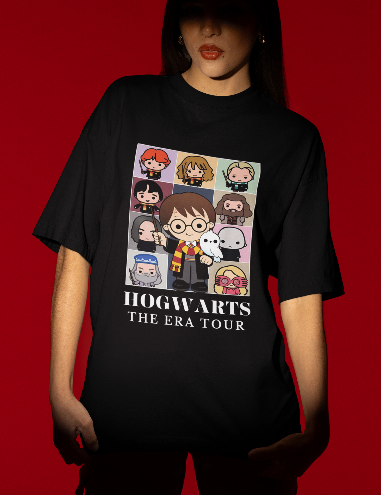 Hogwarts Era Harry Potter Women's Black T-Shirt