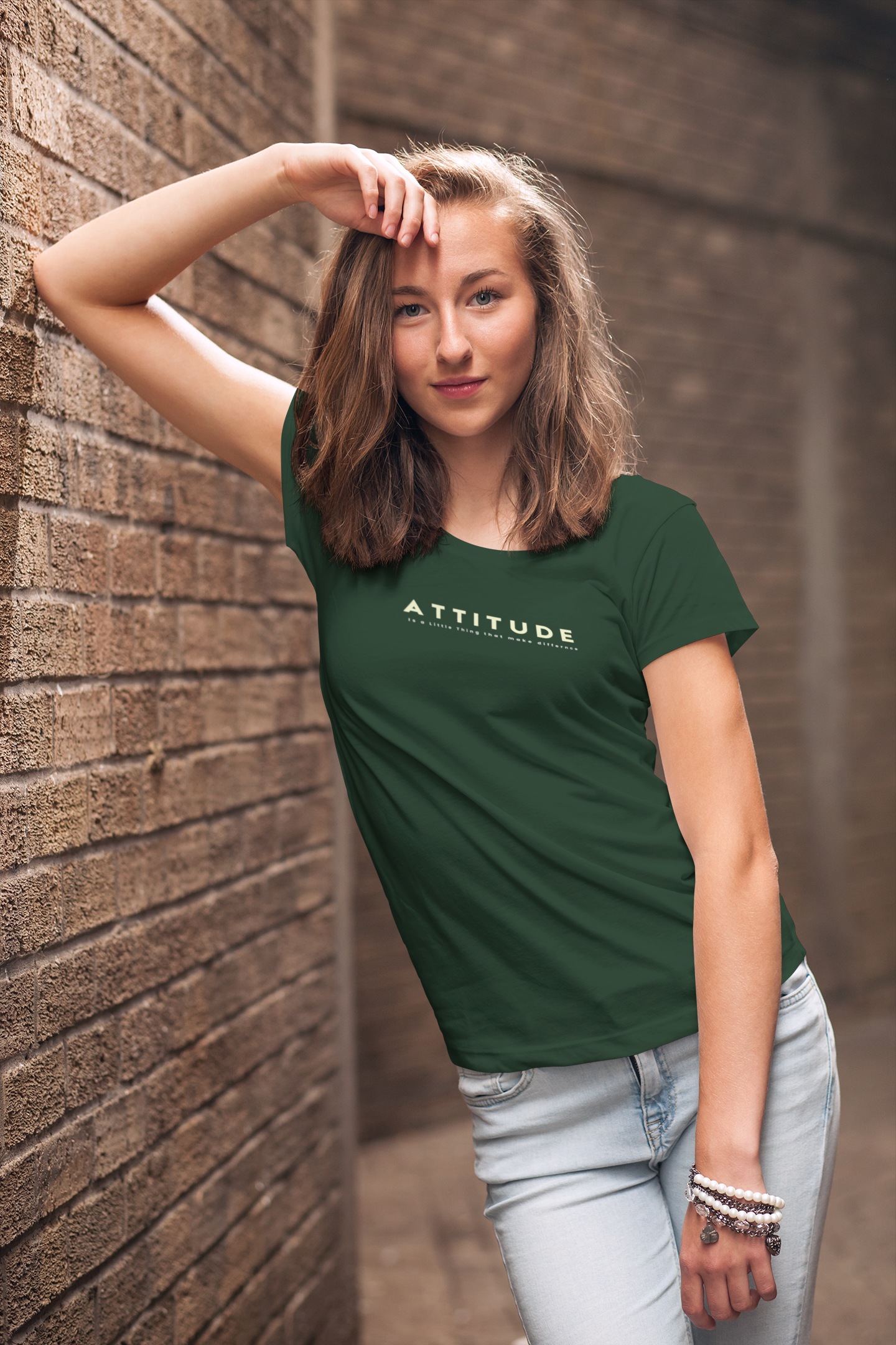 Attitude Queen - Women Typography T-Shirt