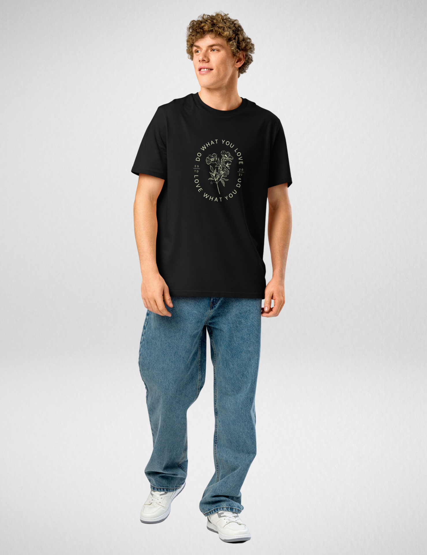 Love What You Do Luxury Graphic Classic Tee for Men