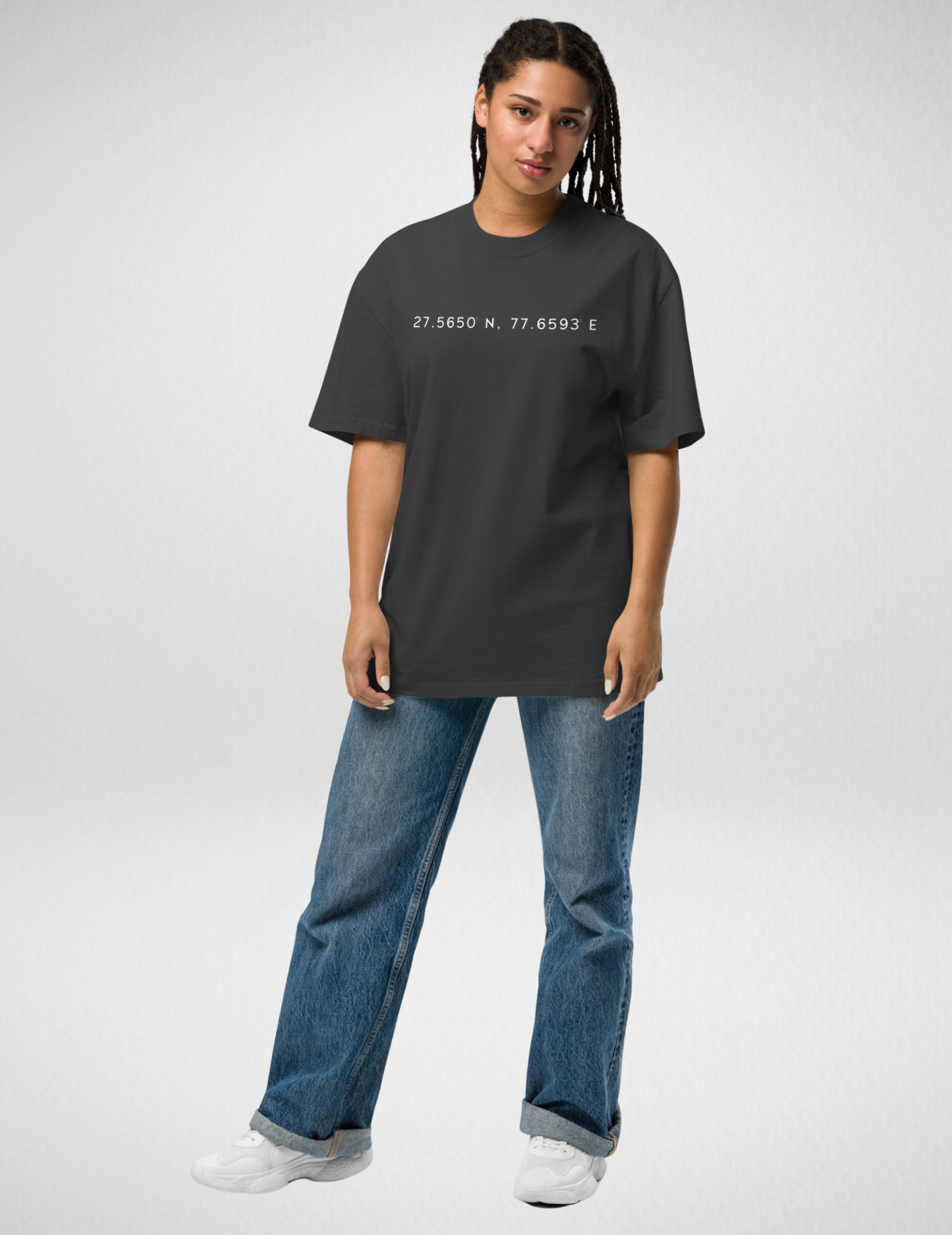 Minimalist Coordinate Oversized Women Tee