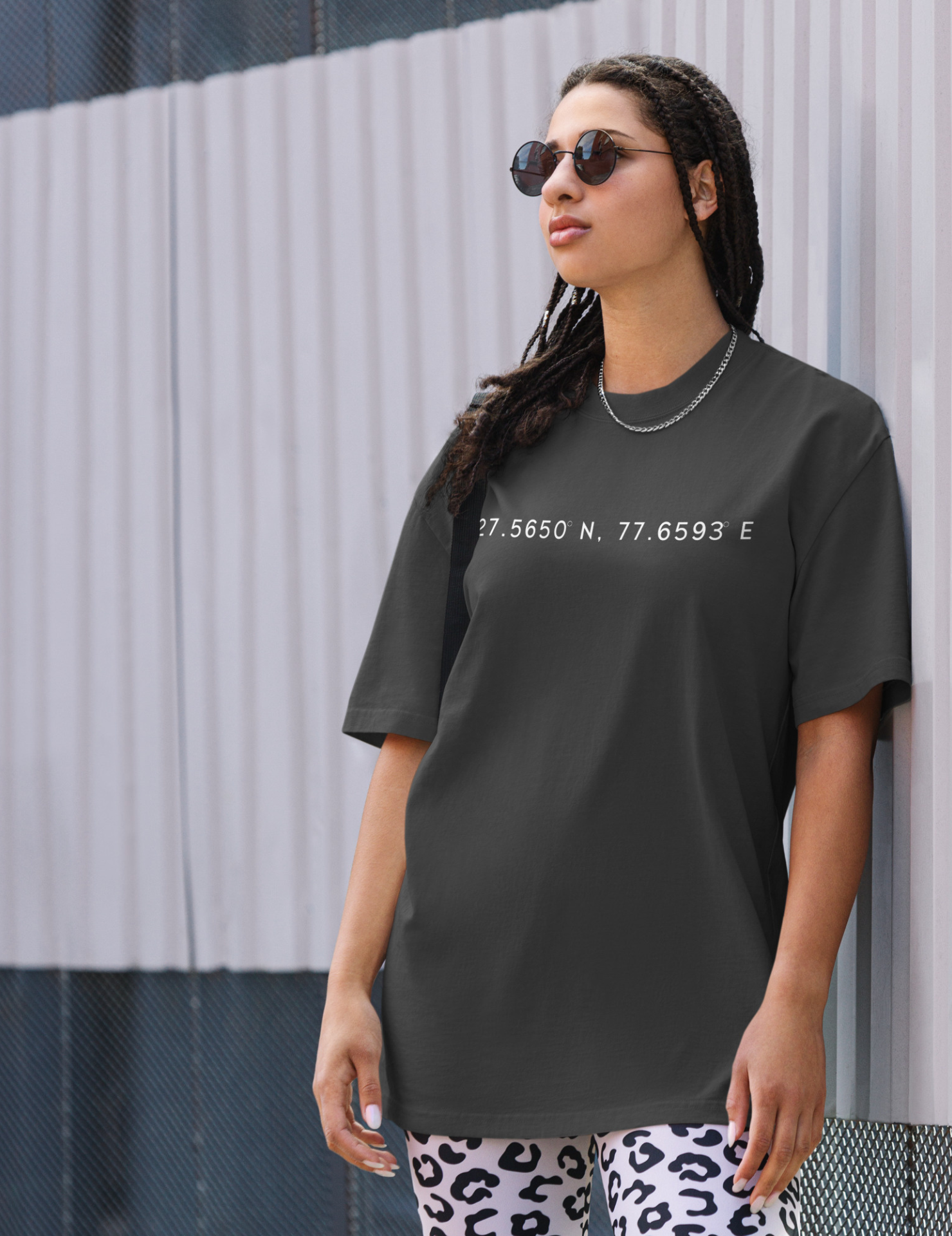 Minimalist Coordinate Oversized Women Tee